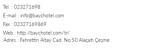 Alaat Bay C Hotel telefon numaralar, faks, e-mail, posta adresi ve iletiim bilgileri